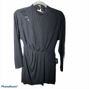 Express Black Backless Dress Small